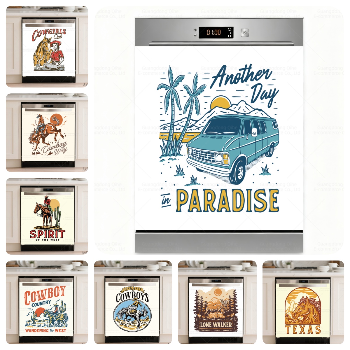 Furniture Paradise & Hardware Ghaziabad By Owner - Autocollants imperméables Western Cowboy & Paradise