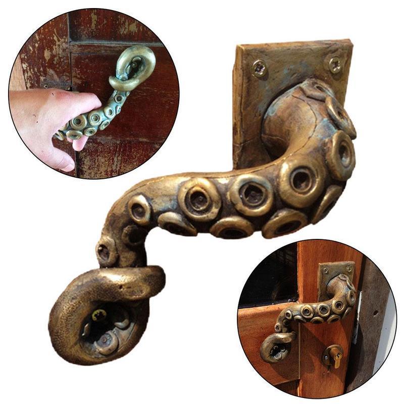 Furniture Hardware Handles - Bouton de porte pieuvre vintage, style