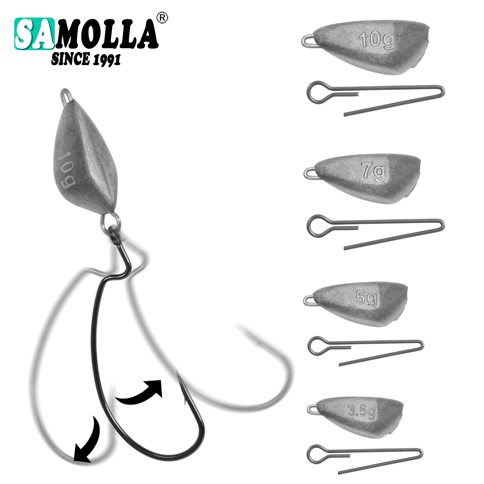 SAMOLLA 5 pièces poids de pêch - Furniture Hardware Jig avis et prix