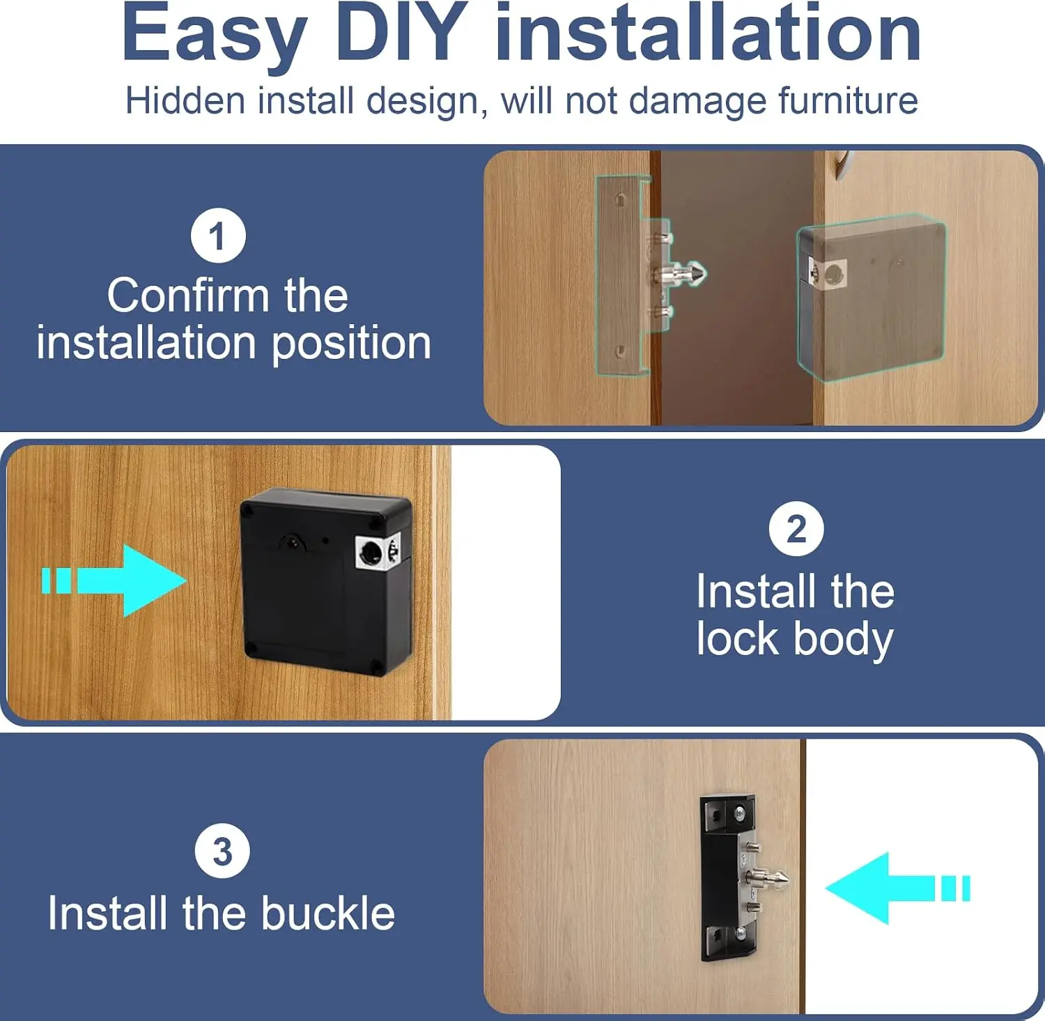 Serrure électronique intellige - Furniture Interlocking Hardware avis et prix