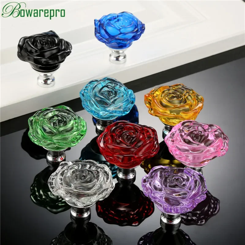 Bowarepro 50MM cristal Rose ve - Furniture Hardware Jig avis et prix