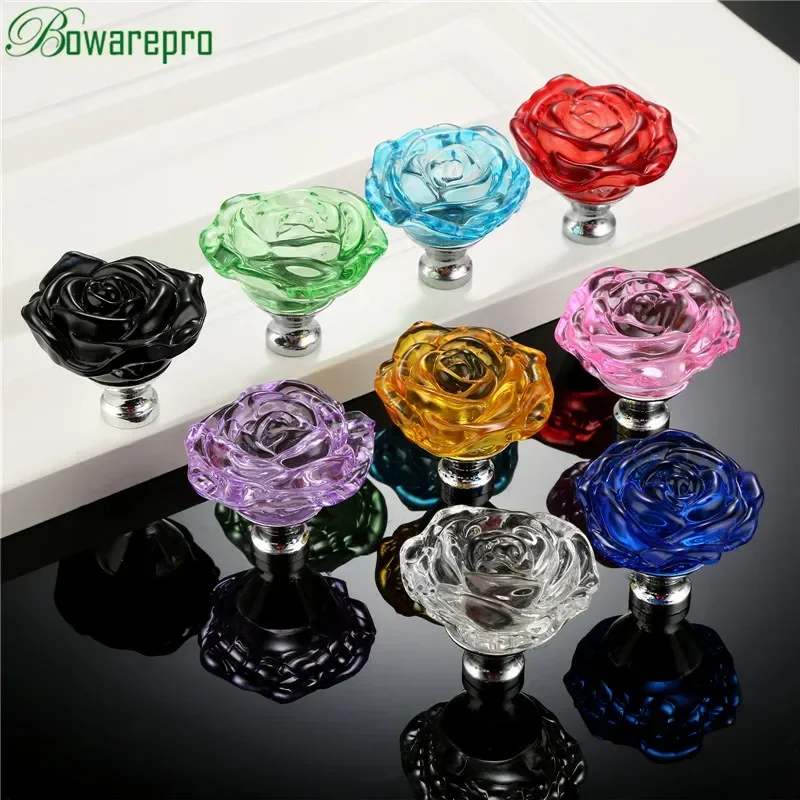 Bowarepro 50MM cristal Rose ve - Furniture Hardware Jig avis et prix