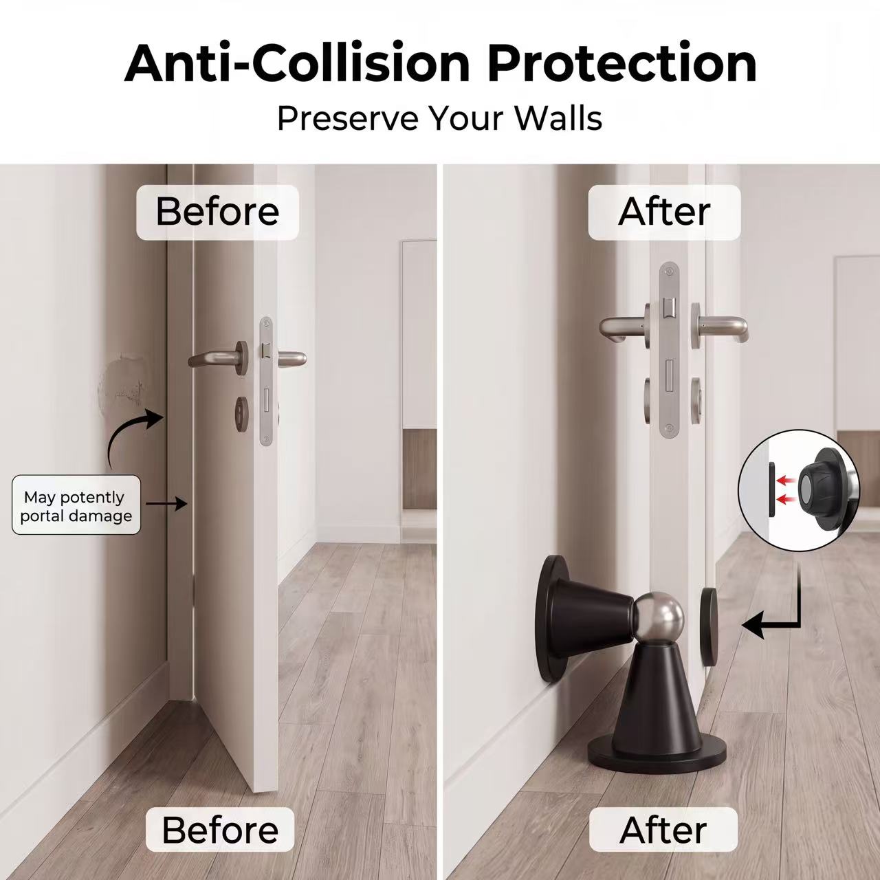 Arrêt de porte magnétique sans - Magnetic Catch Door avis et prix