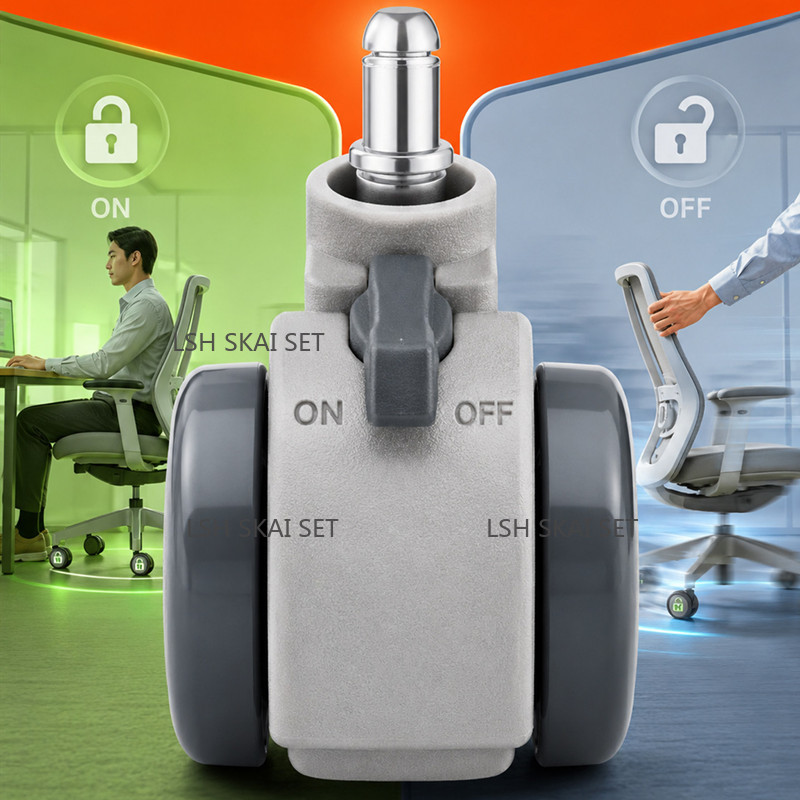 1/5 pièces Roulettes silencieu - Office Furniture Hardware avis et prix