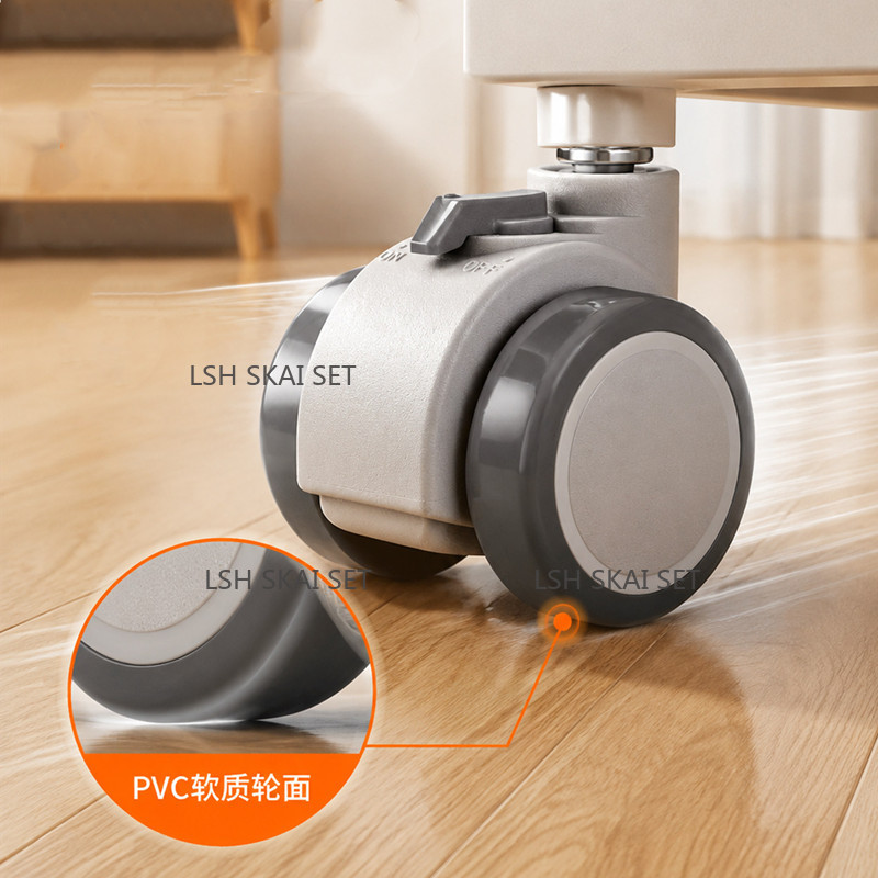 1/5 pièces Roulettes silencieu - Office Furniture Hardware avis et prix