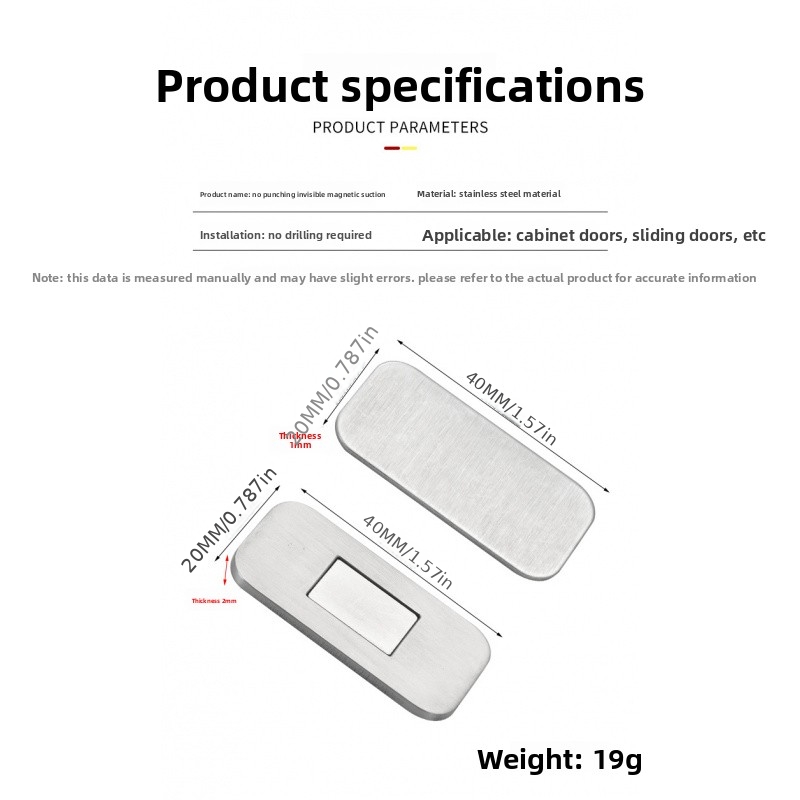 Loquet magnétique ultra-fin en - Magnetic Catch Door avis et prix