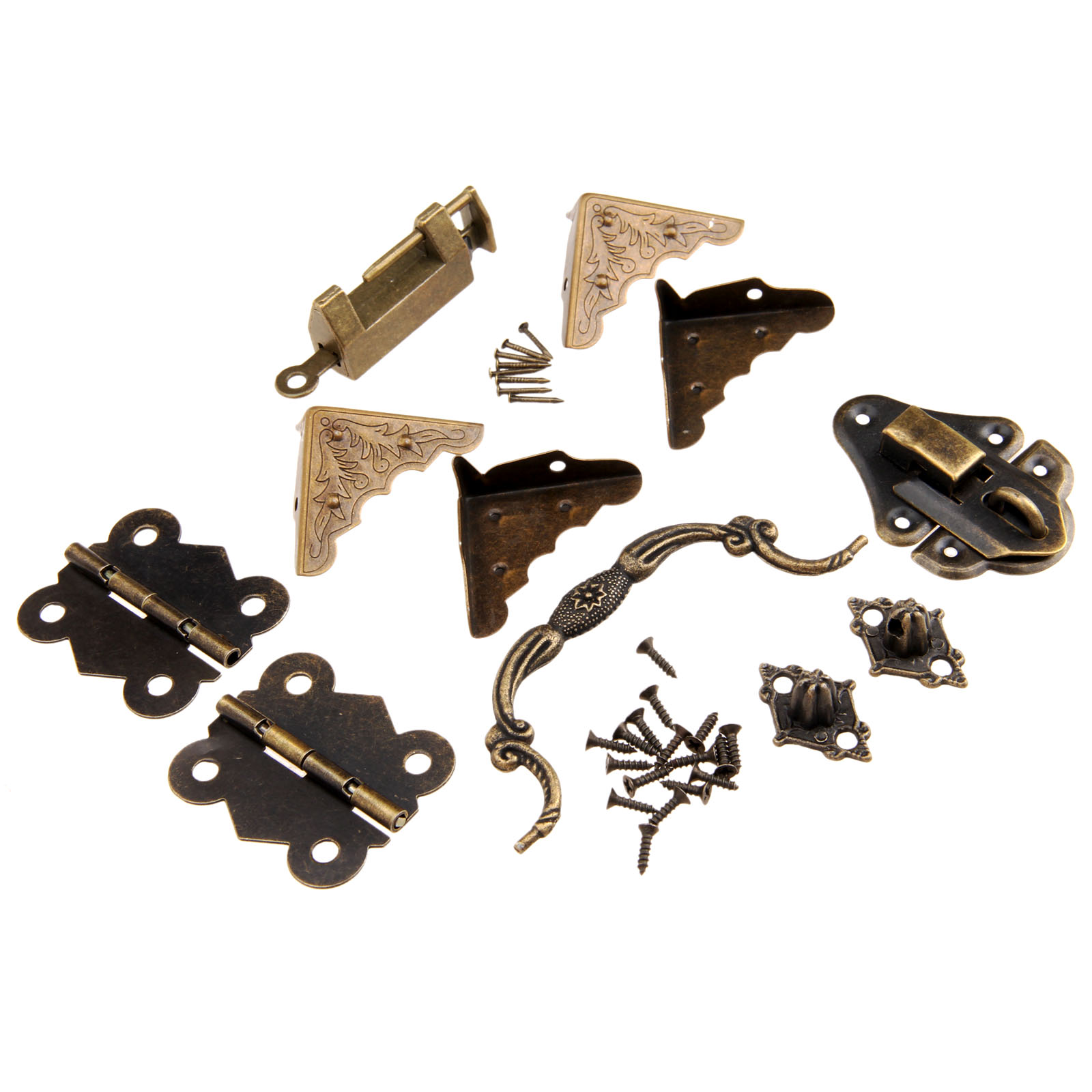 Loquet de boîte en bois antiqu - Furniture Hardware Handles avis et prix