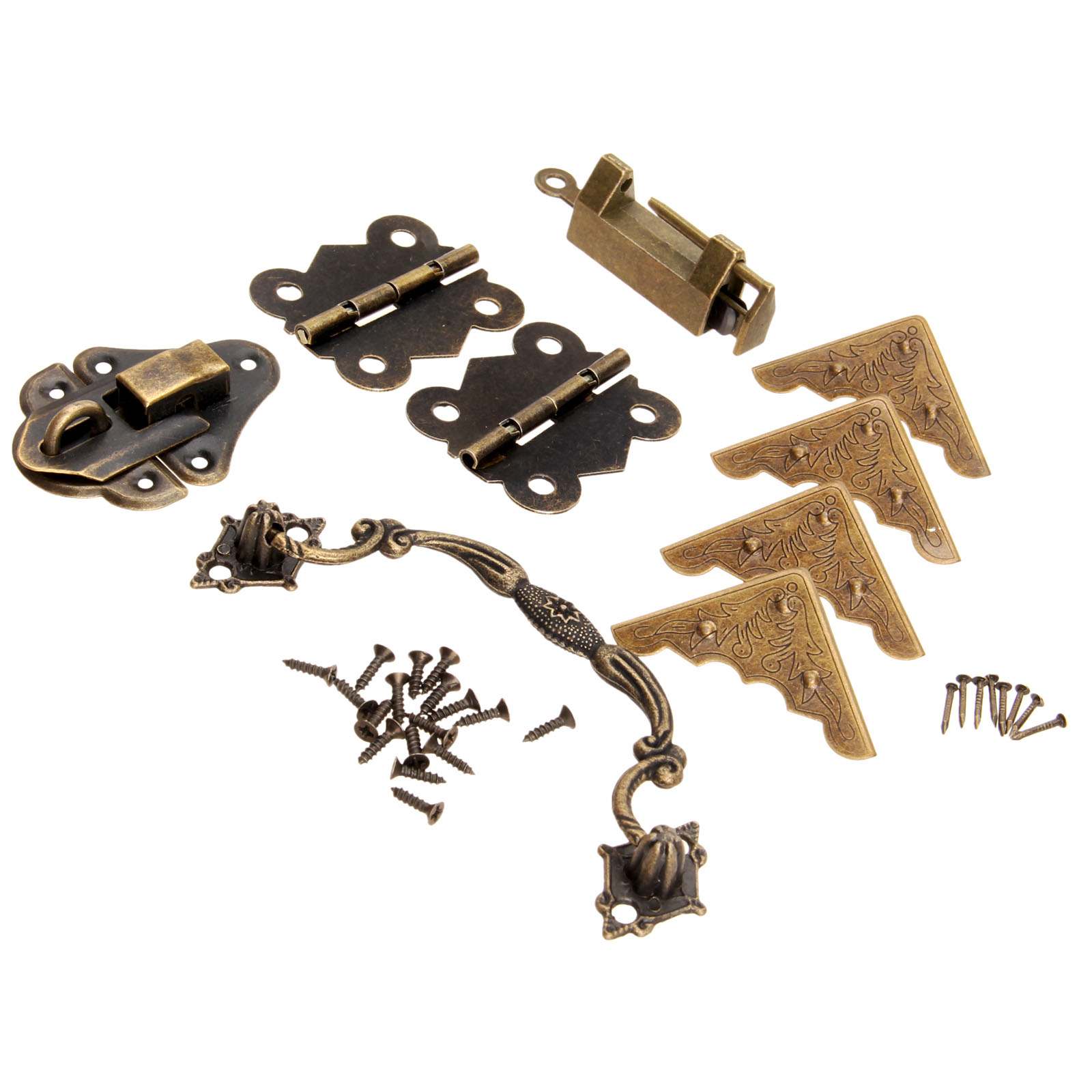 Loquet de boîte en bois antiqu - Furniture Hardware Handles avis et prix